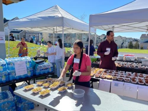 Holi Food booth