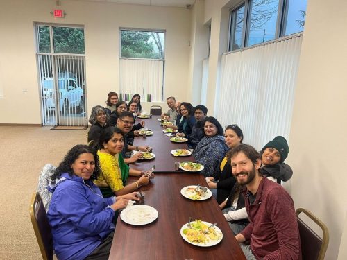 Veena’s farewell party at Chinmaya Haridwar